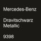 Preview: Mercedes-Benz, Dravitschwarz Metallic, 9398.